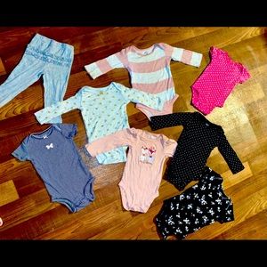 8 Carter’s onesies